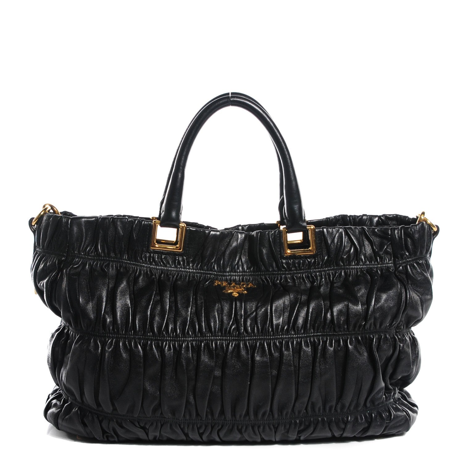 Prada Nappa Gaufre Tote Nero Black 1 of 10