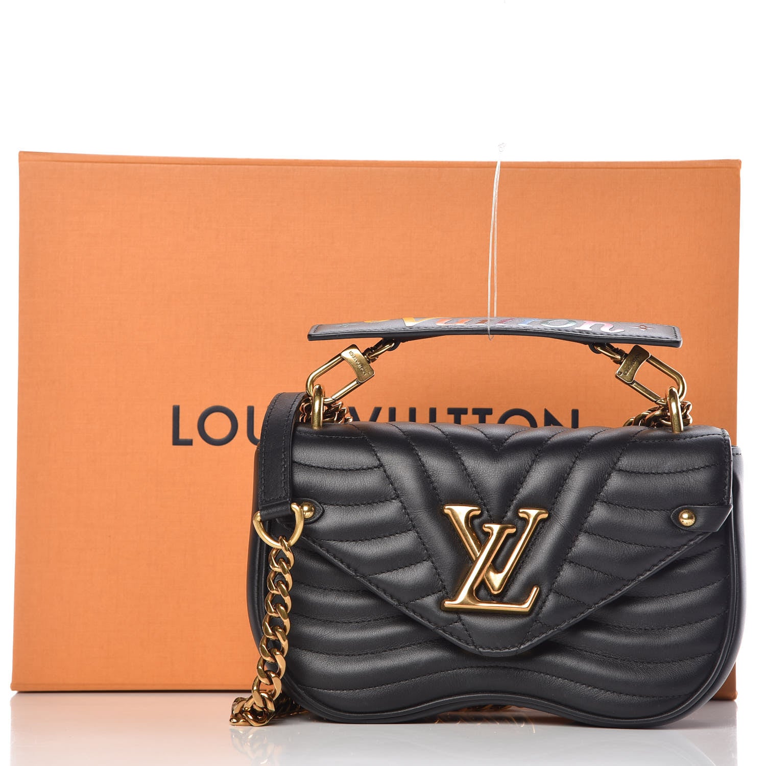 Louis Vuitton Calfskin New Wave Chain PM Black 13 of 13
