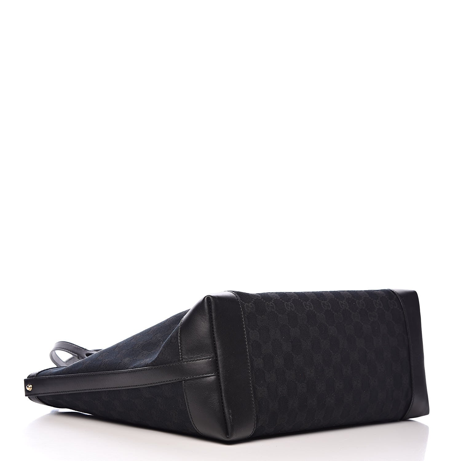 Gucci Monogram Medium Craft Tote Black 5 of 14