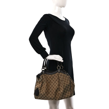Gucci Monogram Medium Sukey Tote Dark Brown 2 of 9