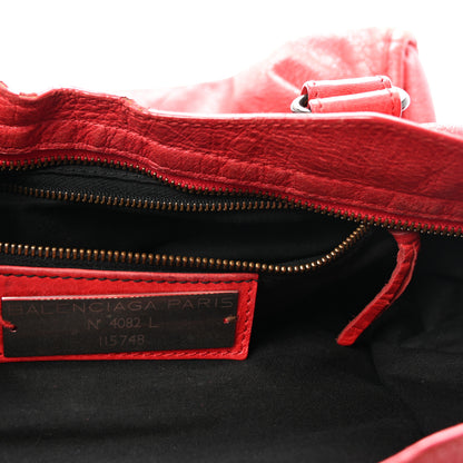 Balenciaga Agneau Classic Hardware City Rouge Coquelicot 7 of 11