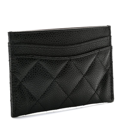Chanel Caviar Quilted Card Holder Black 3 of 8