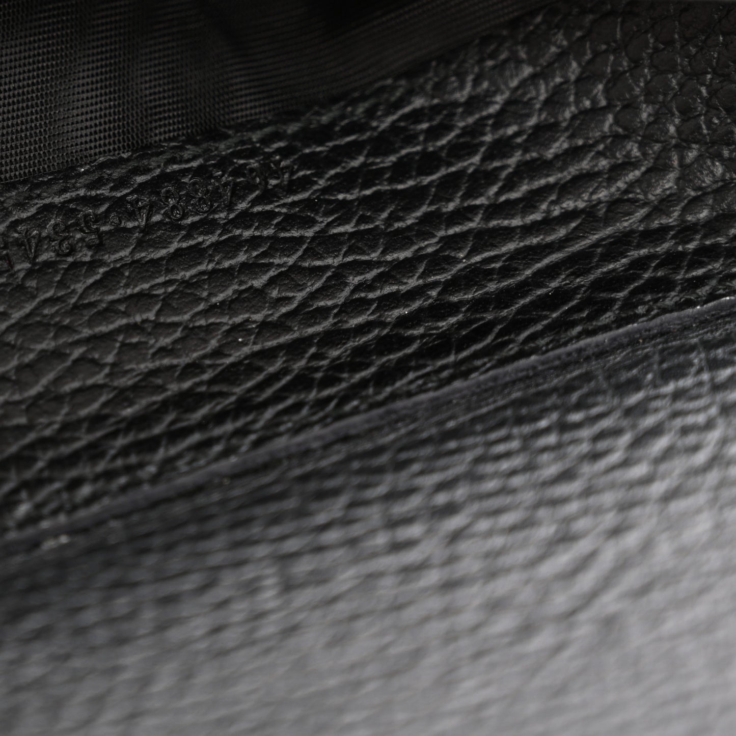 Dollar Calfskin Medium GG Zip Around Wallet Black