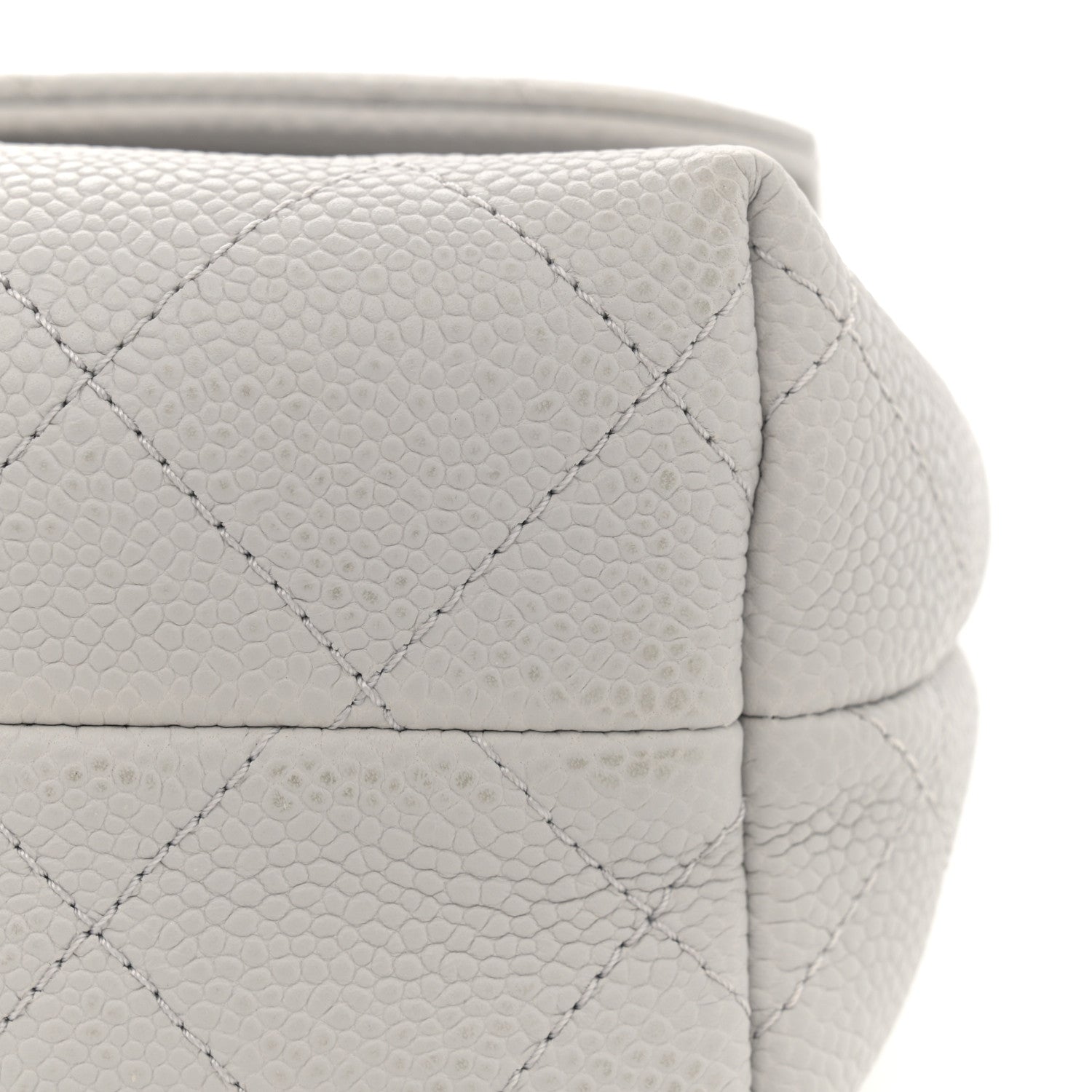 Chanel Caviar Quilted Small City Walk Flap Light Grey 11 of 13