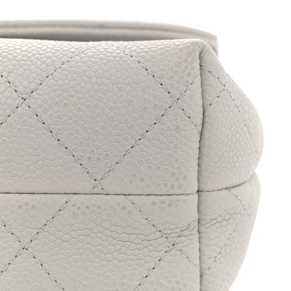 Chanel Caviar Quilted Small City Walk Flap Light Grey 11 of 13