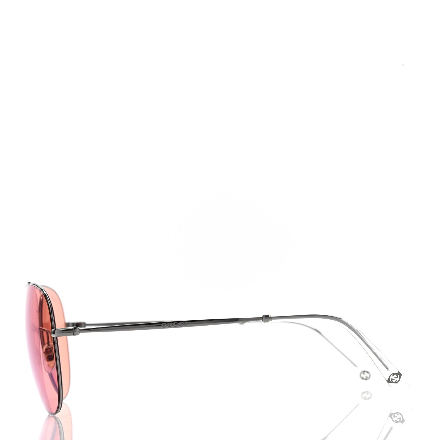 Gucci Metal Aviator GG0500S Sunglasses Pink 3 of 9