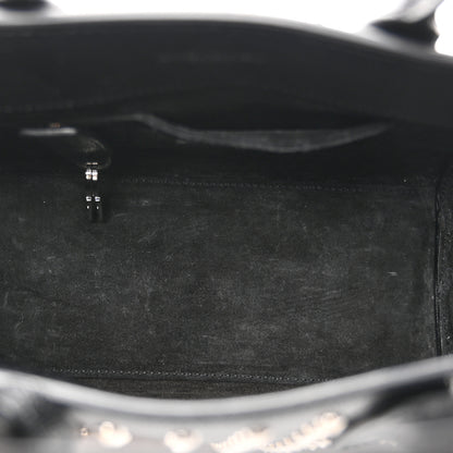 Saint Laurent Calfskin Studded Nano Sac De Jour Black 5 of 9