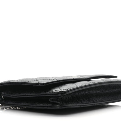 Chanel Caviar Quilted Wallet On Chain WOC Black 7 of 9
