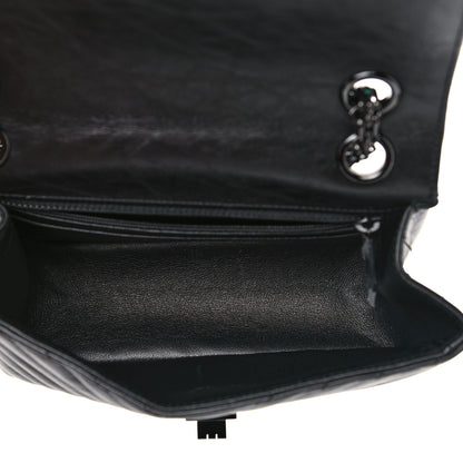 Chanel Aged Calfskin Chevron Quilted 2.55 Reissue Mini Flap So Black 5 of 9