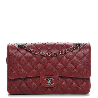 Chanel Caviar Quilted Medium Double Flap Red 1 of 8