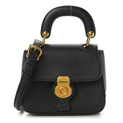 Burberry Trench Calfskin Mini DK88 Top Handle Bag Black 1 of 9