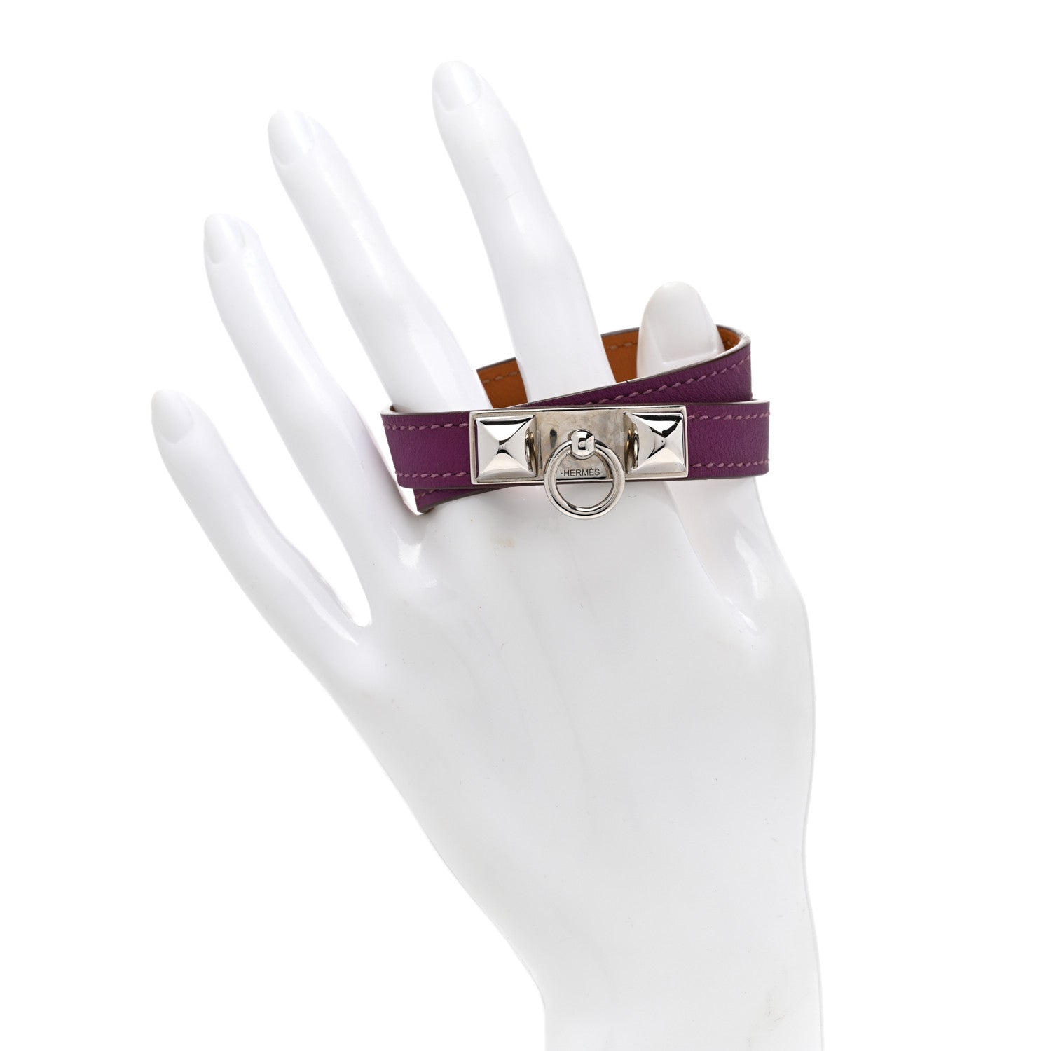 Hermes Swift Rivale Double Tour Bracelet Anemone 2 of 7