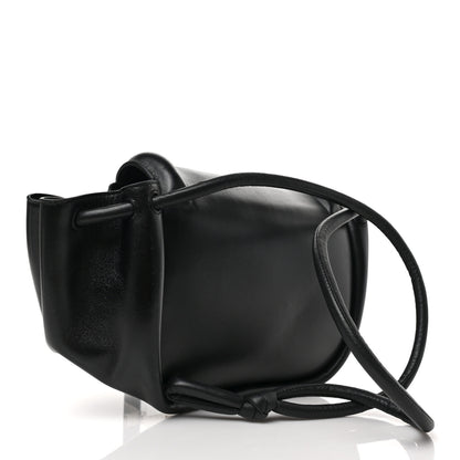 Bottega Veneta Lambskin Small Beak Triangle Flap Shoulder Bag Black 3 of 8