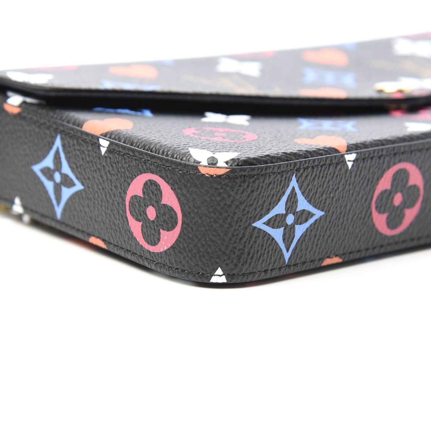 Game On Felicie Chain Wallet Black