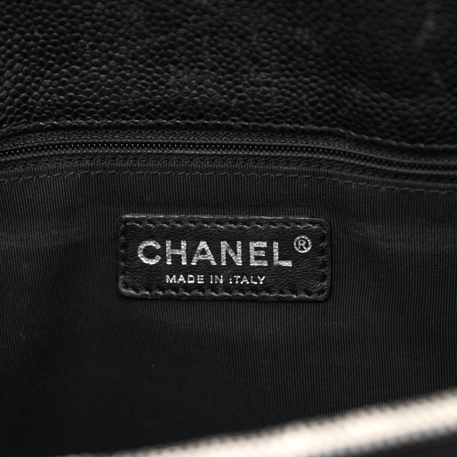 Chanel Caviar Quilted Grand Shopping Tote GST Black 6 of 11