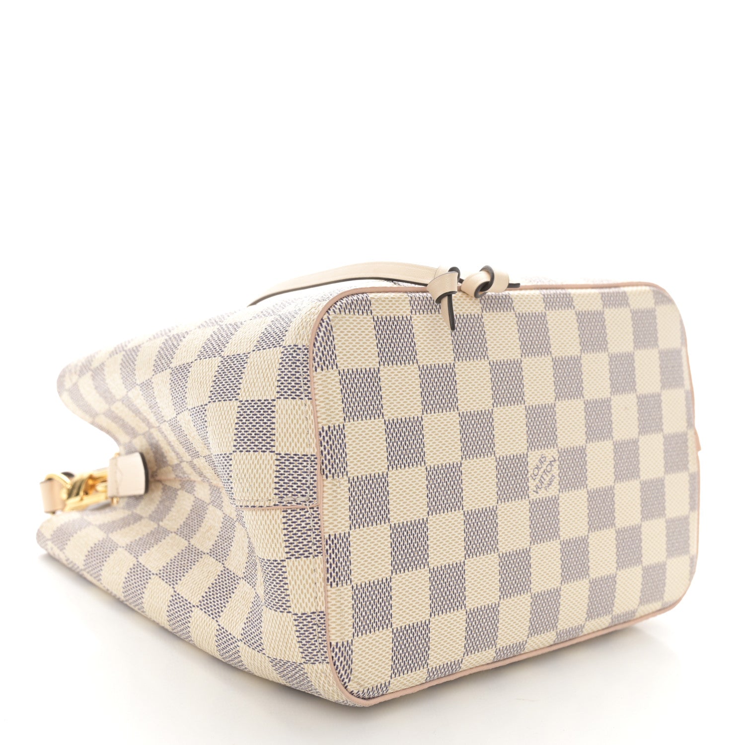 Louis Vuitton Damier Azur Braided Neonoe BB Pink 4 of 13