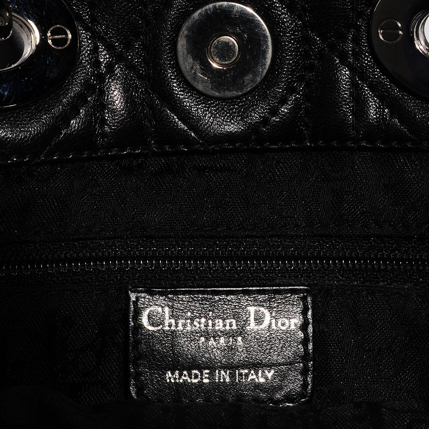 Lambskin Cannage Soft Large Lady Dior Tote Black