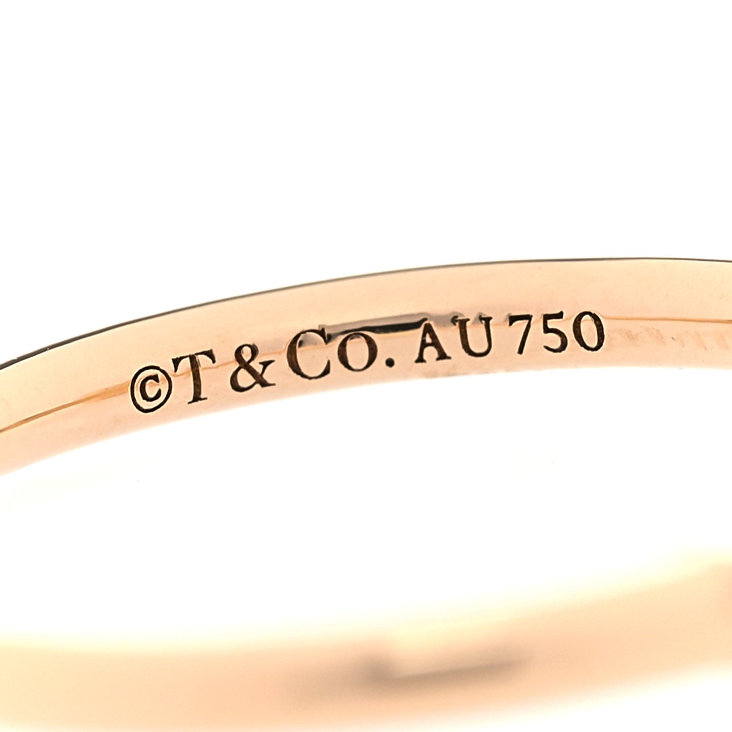 18K Yellow Gold T Wire Ring 48 4.5