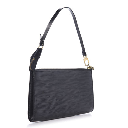 Louis Vuitton Epi Pochette Accessories 24 Black 3 of 10