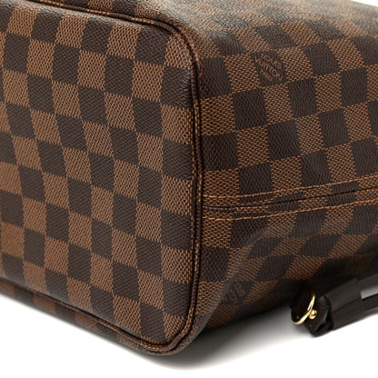 Louis Vuitton Damier Ebene Neo Neverfull MM Rose Ballerine 10 of 15