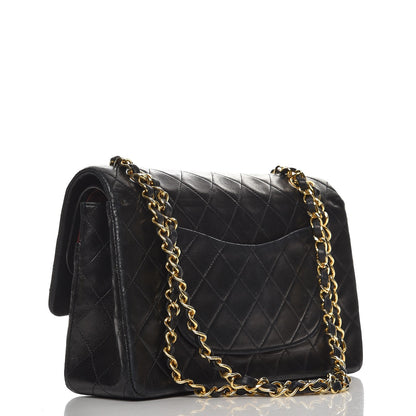 Chanel Lambskin Quilted Medium Double Flap Black 5 of 8