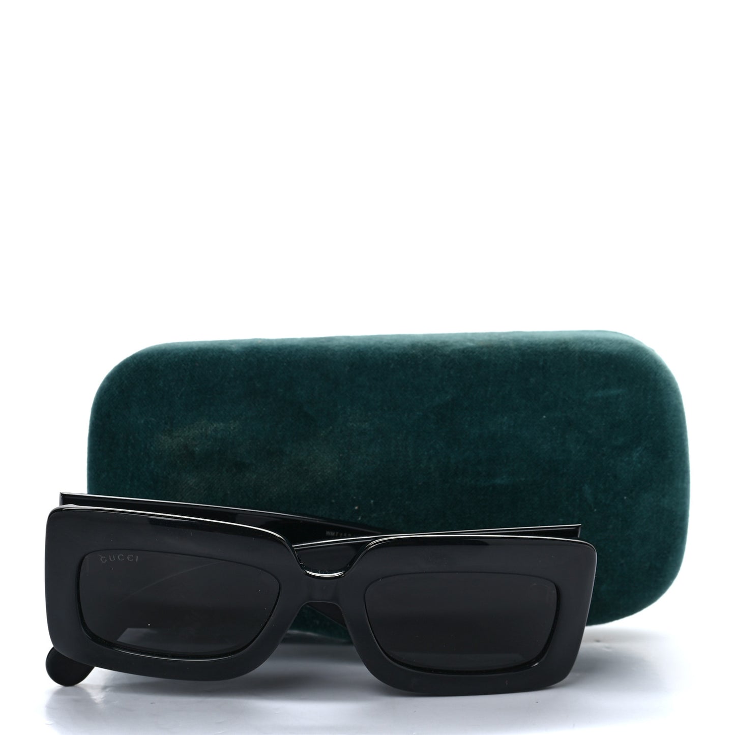 Acetate Rectangular Sunglasses GG0811S Black