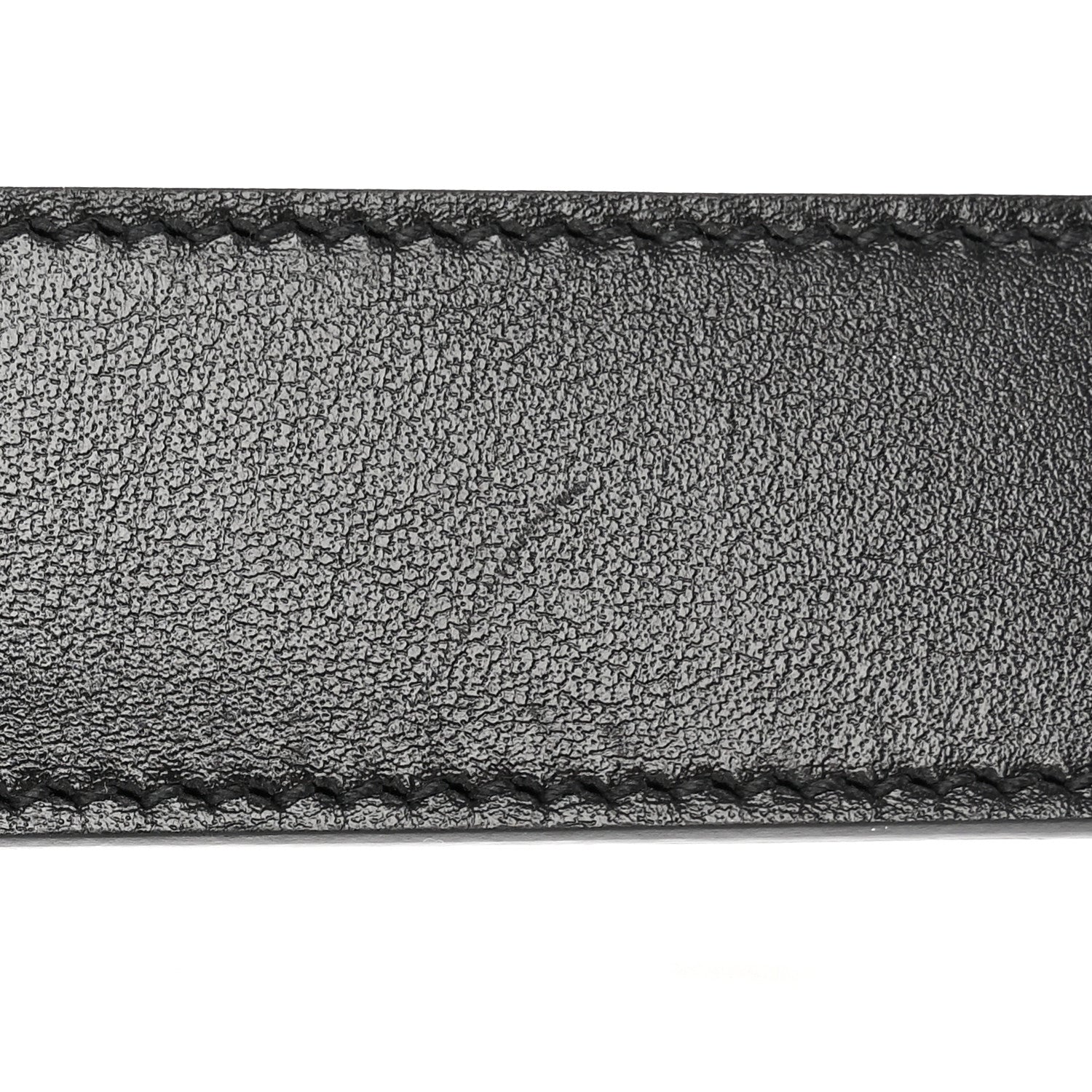 Gucci Plutone Calfskin Double G 30mm Belt 100 40 Black 7 of 11