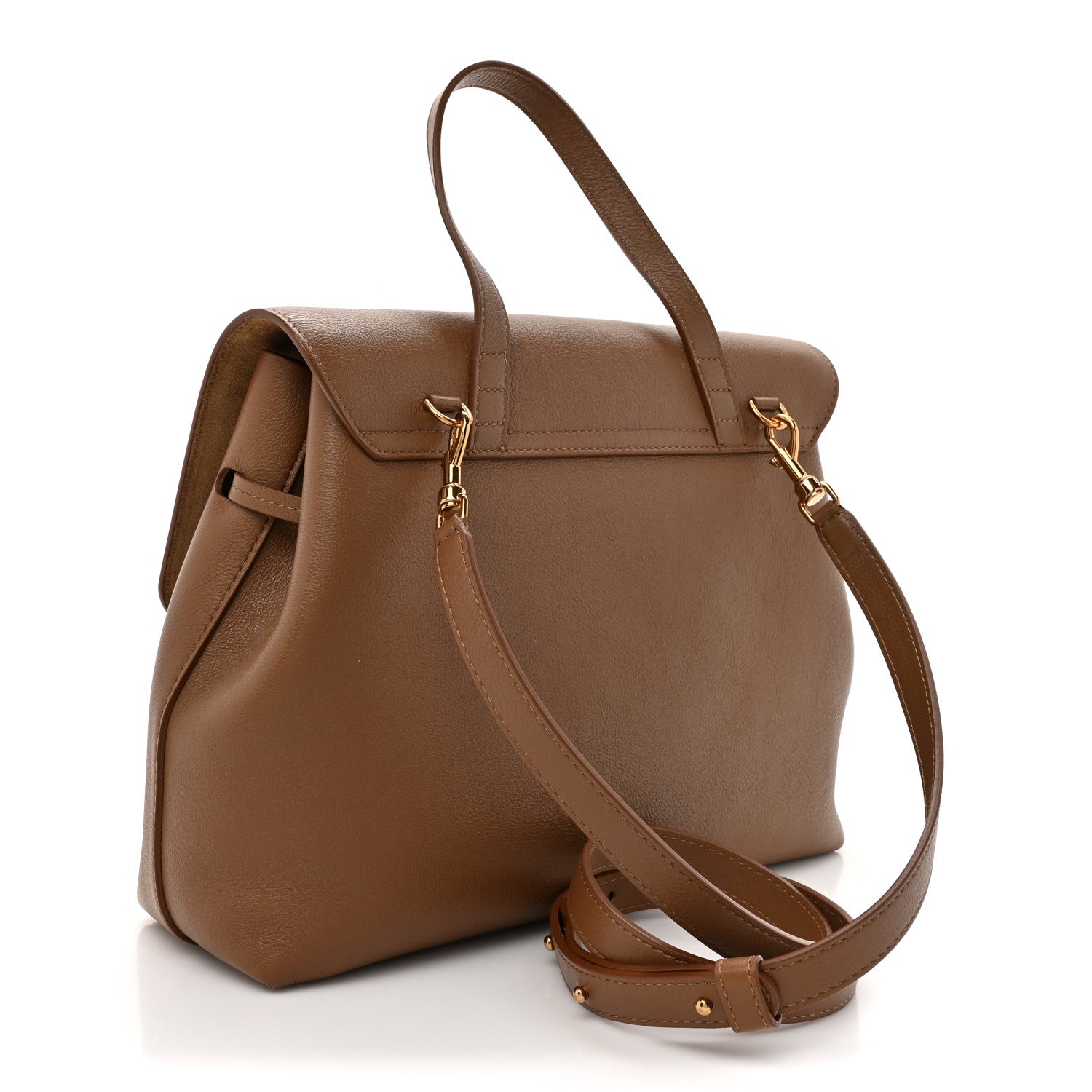 Mansur Gavriel Calfskin Soft Lady Bag Biscotto 3 of 13