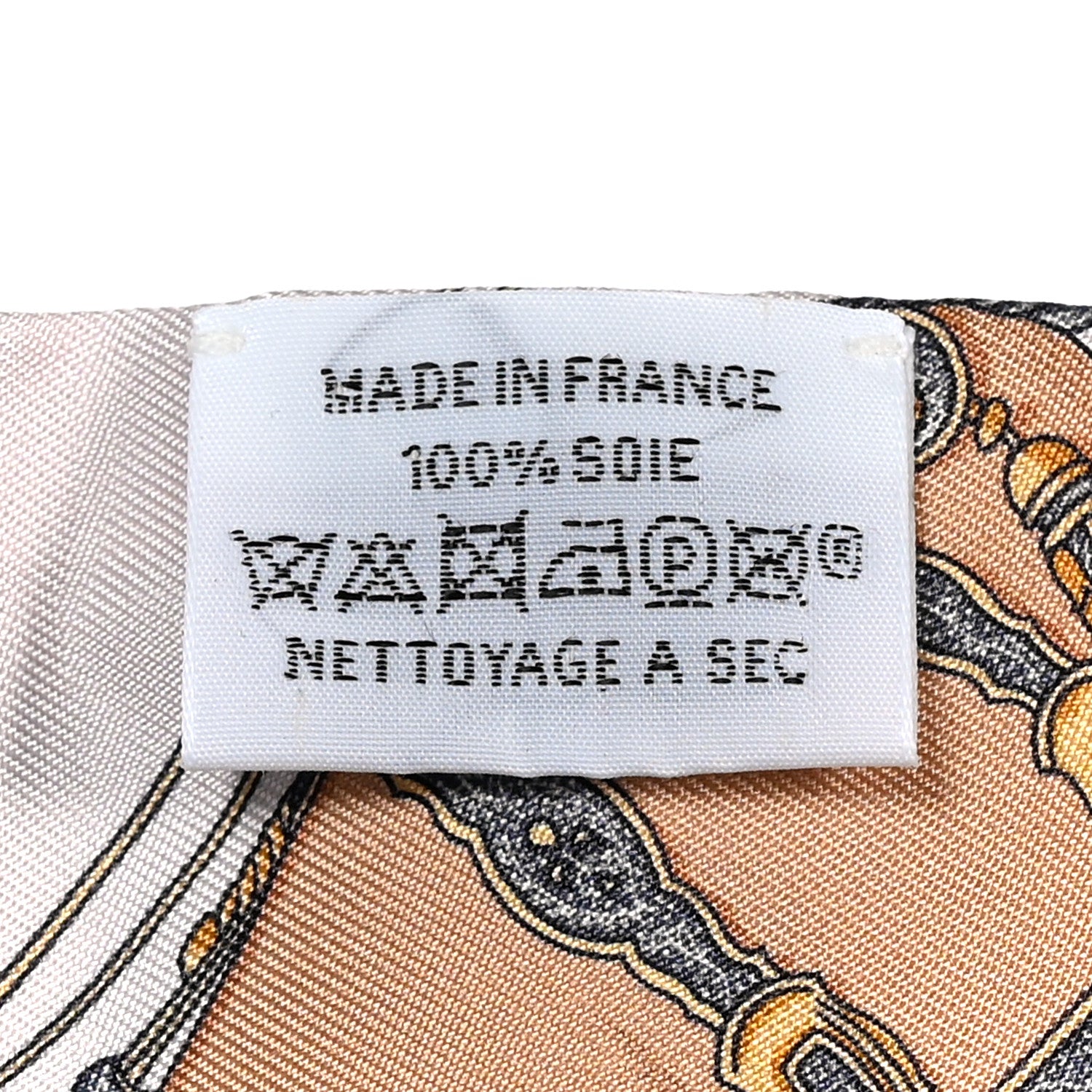 Hermes Silk Grand Apparat Twilly Rose Nacre Gold Anthracite 3 of 7