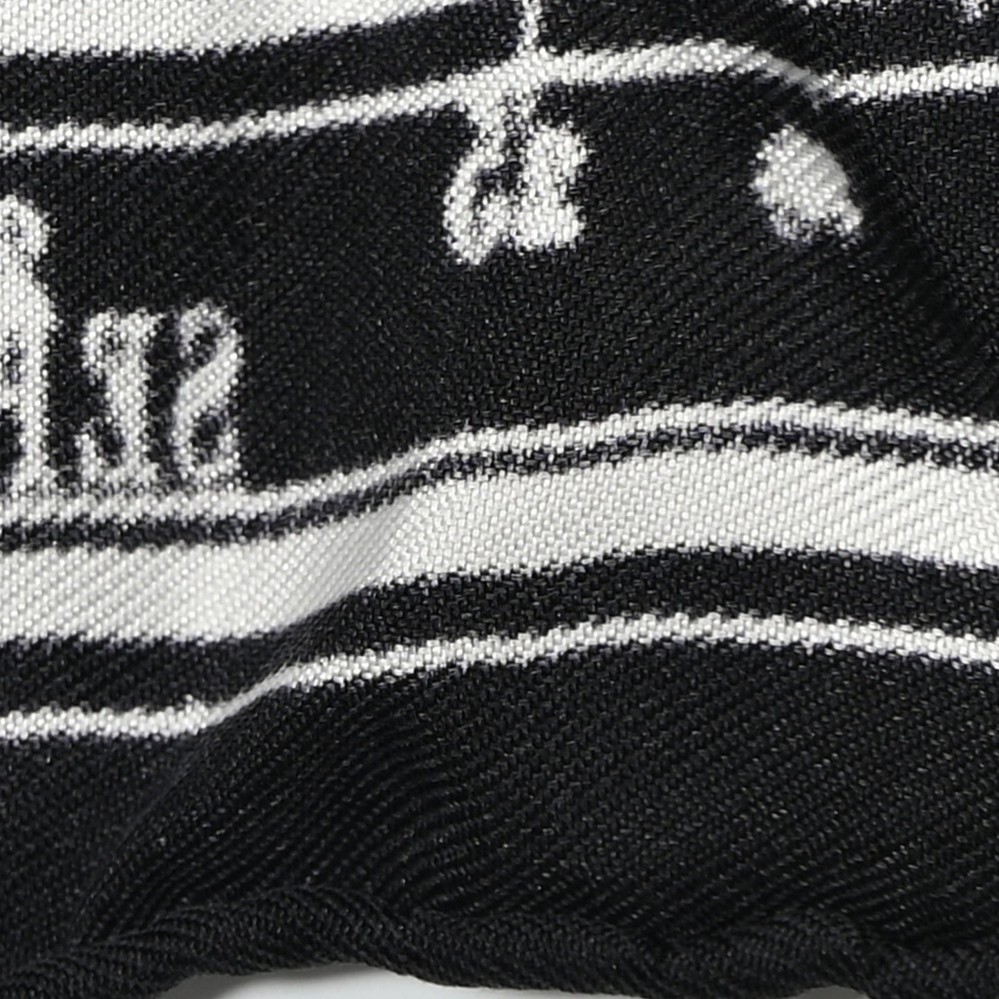 Silk Zodiac Print Square Scarf 90 Black Multicolor