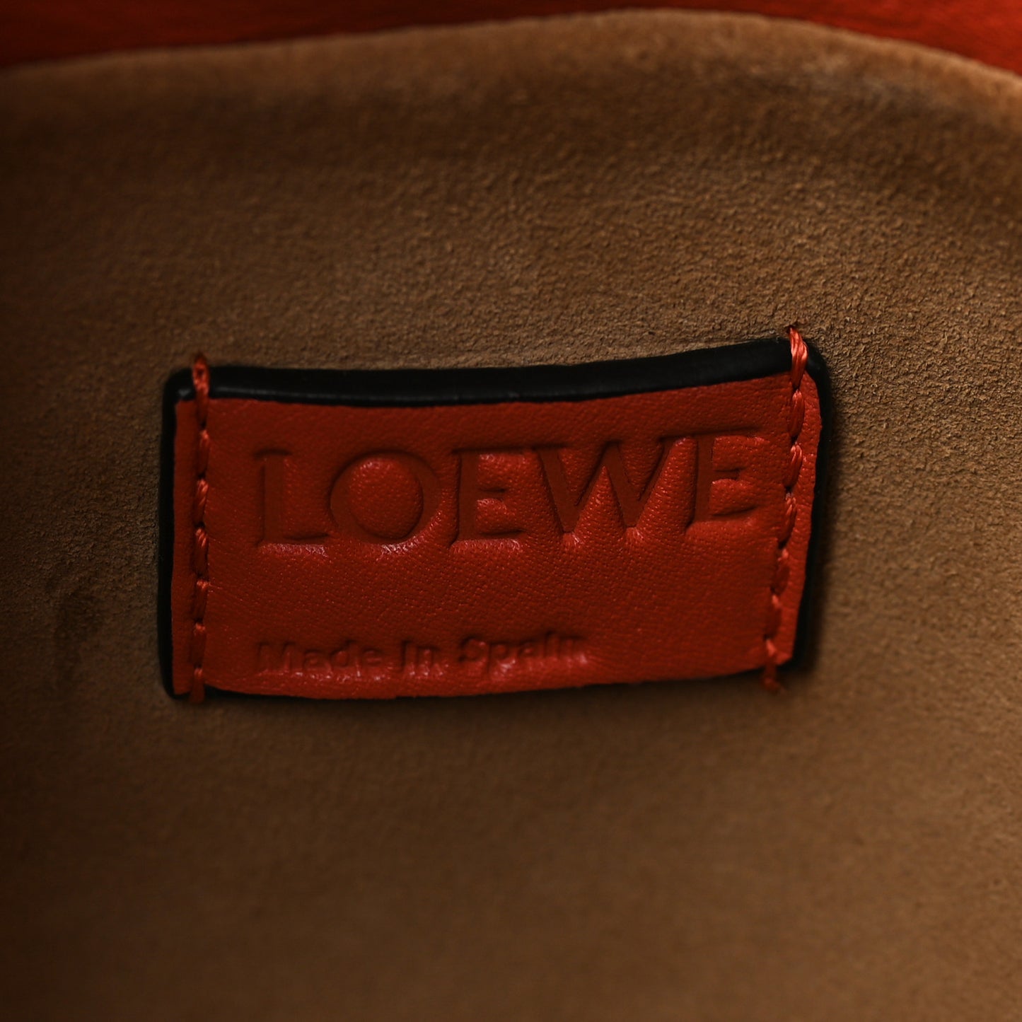 Calfskin Flamenco Knot Clutch Vermillion