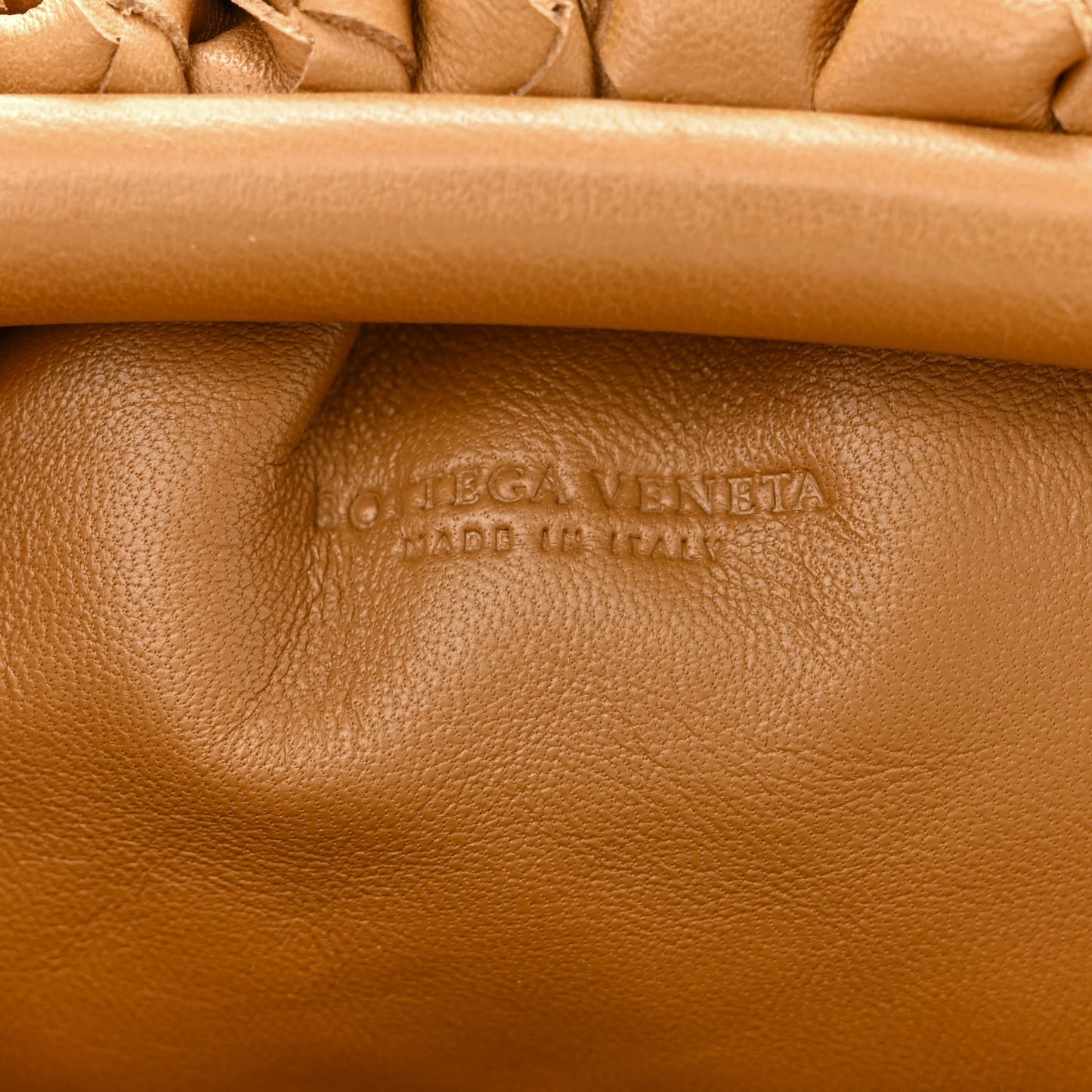 Nappa Intrecciato The Mini Pouch Carmel