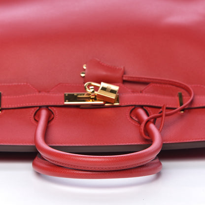 Hermes Epsom Birkin 35 Rouge Casaque 12 of 44