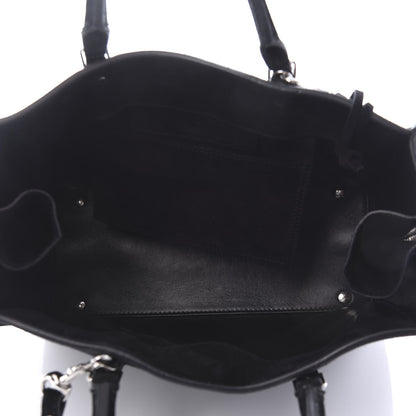 Balenciaga Baby Daim Suede Plate Hardware Papier A6 Zip Around Tote Black 6 of 11