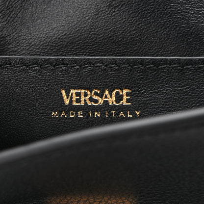 Versace Grained Calfskin Small La Medusa Top Handle Bag Black 6 of 11