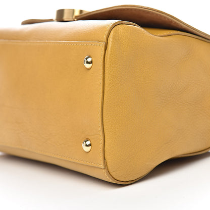 Fendi Calfskin Colorblock Anna Shoulder Bag Yellow White 12 of 13
