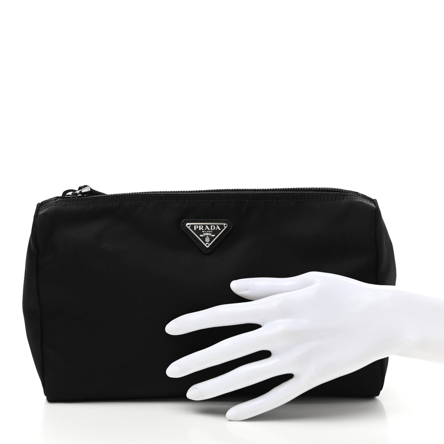 Prada Nylon Tessuto Cosmetic Pouch Black 2 of 6