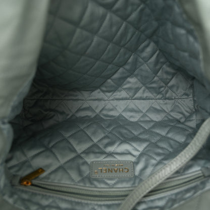 Chanel Shiny Calfskin Quilted Small Chanel 22 Grey 6 of 13