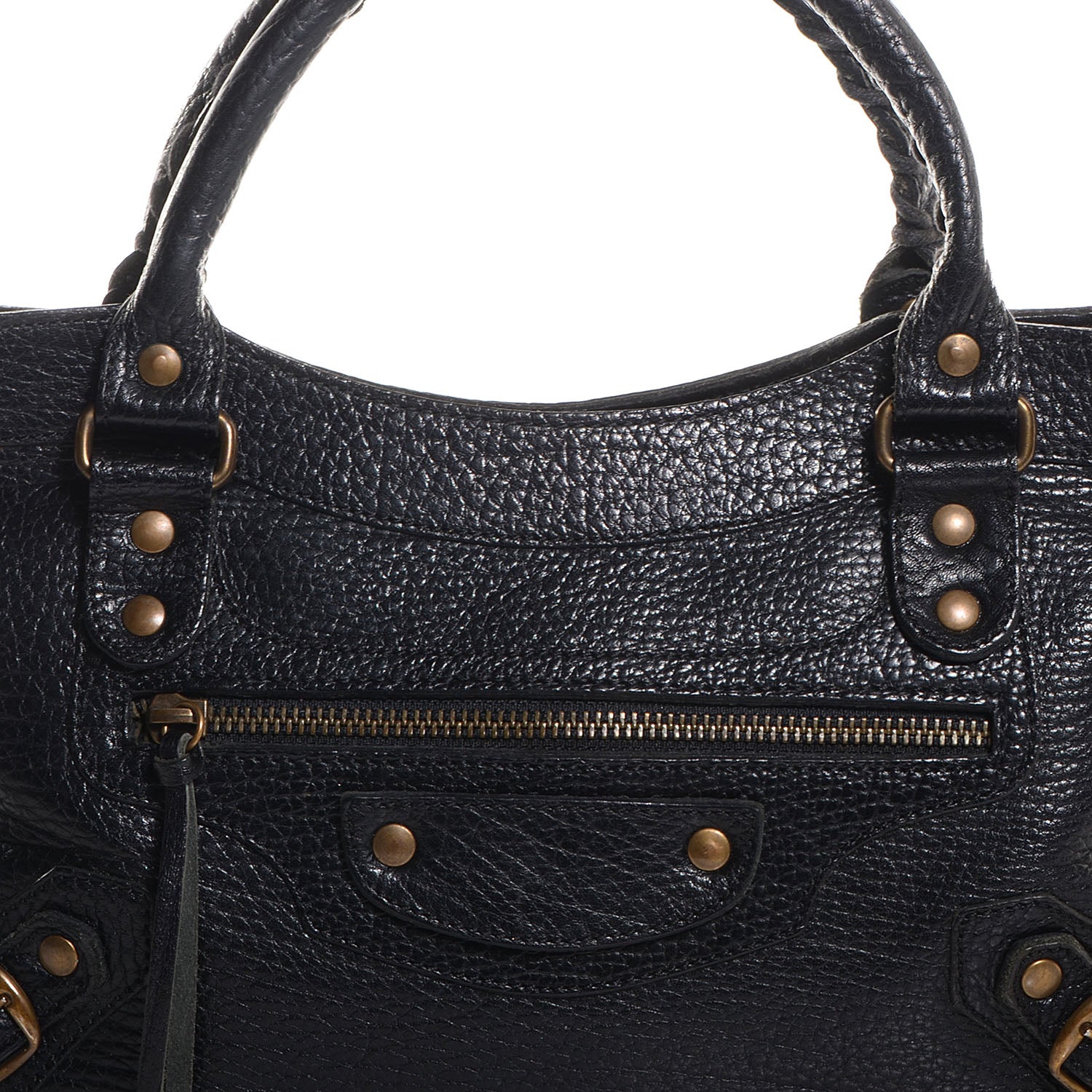 Balenciaga Pebbled Caribou Classic Hardware First Black 10 of 16
