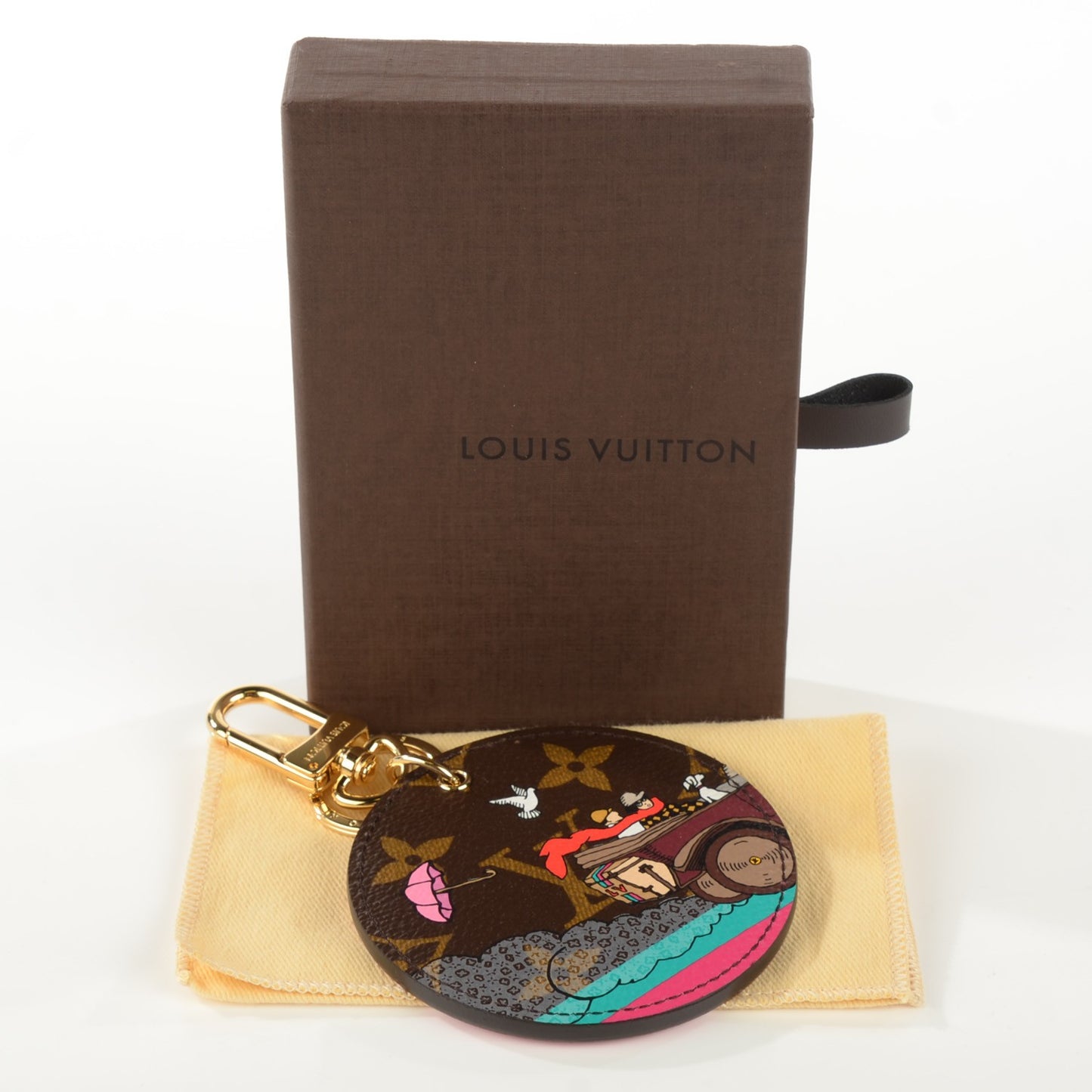 Monogram 2015 Christmas Animation Bag Charm Key Ring