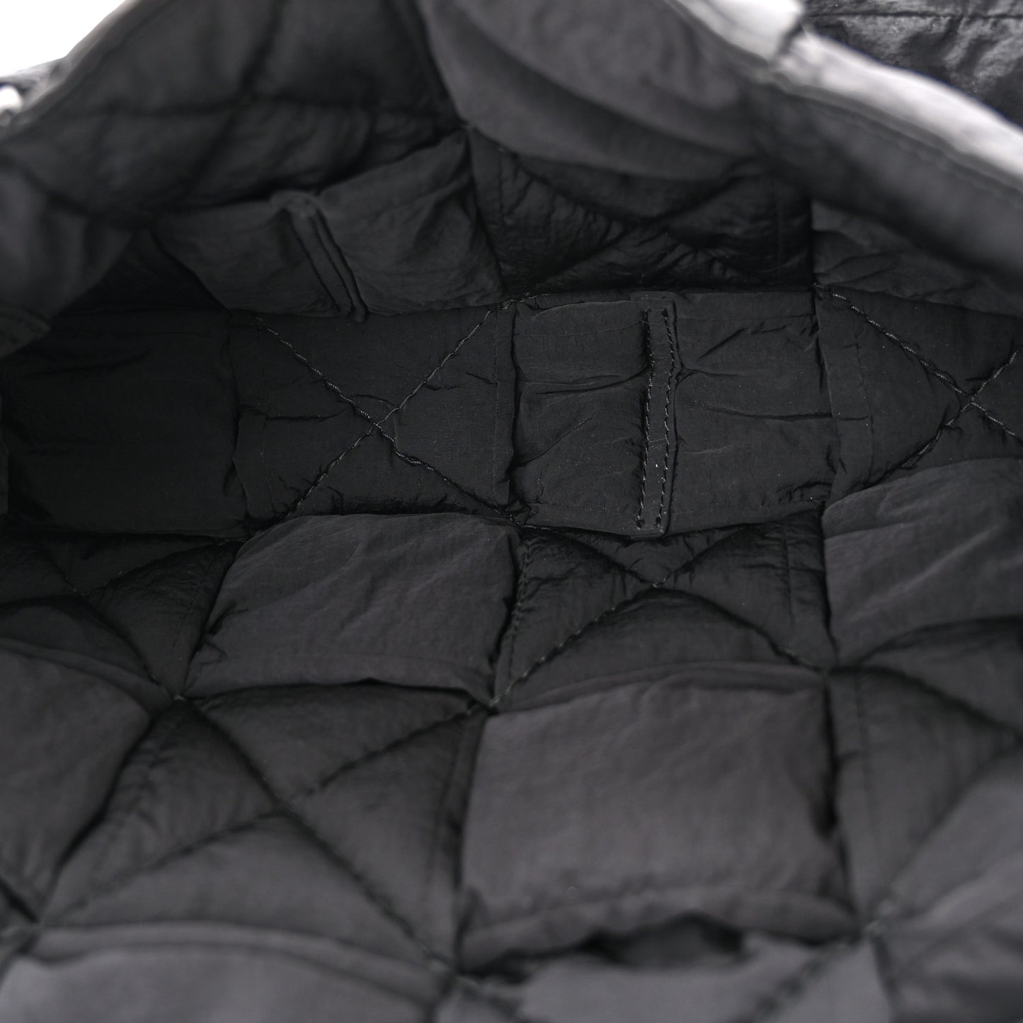Nylon Intrecciato Padded Tech Cassette Bag Black