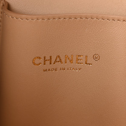 Chanel Calfskin Large Serial Shopper Tote Beige 6 of 10