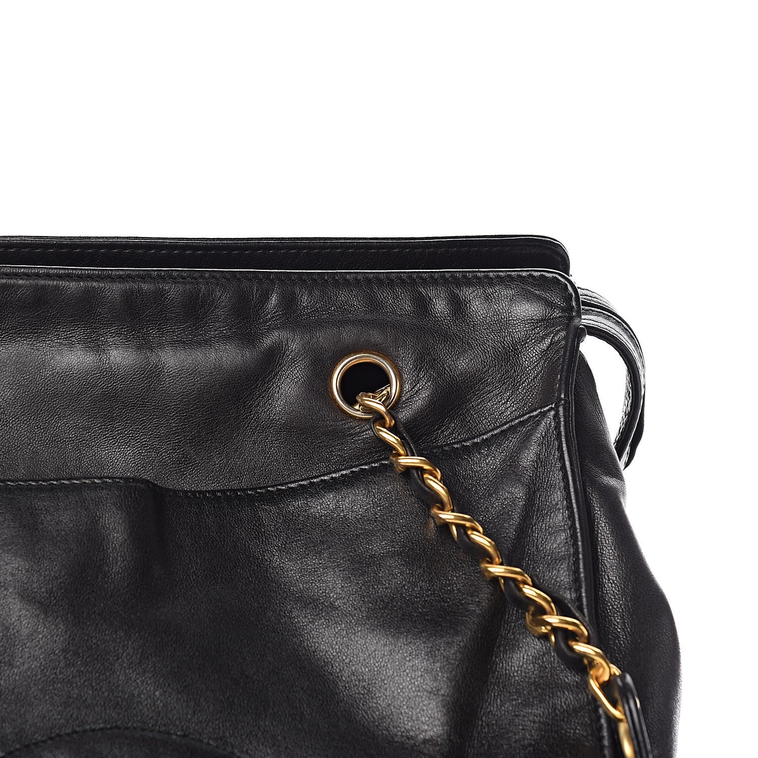 Chanel Lambskin CC Shoulder Bag Black 9 of 13