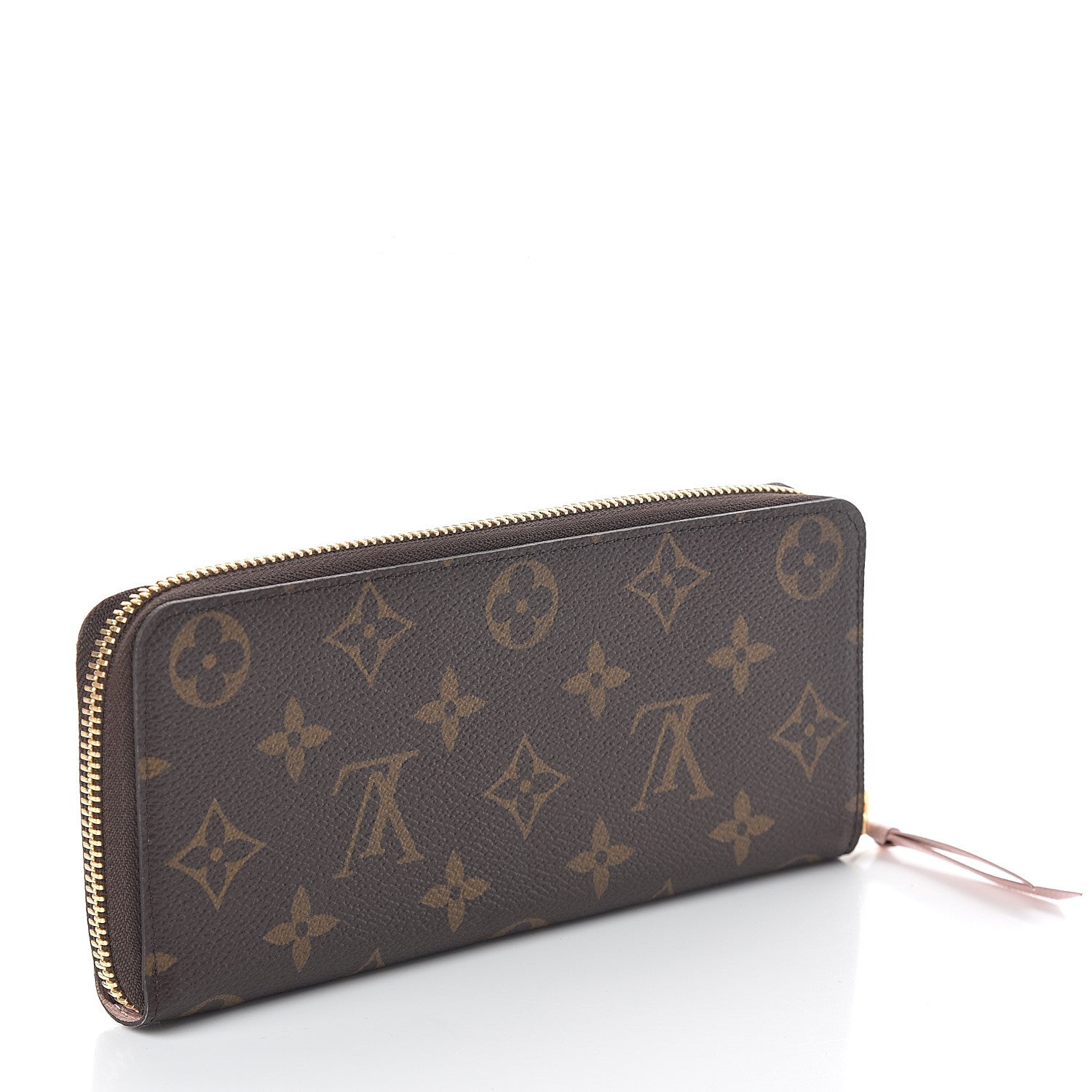 Louis Vuitton Monogram Clemence Wallet Rose Ballerine 2 of 5