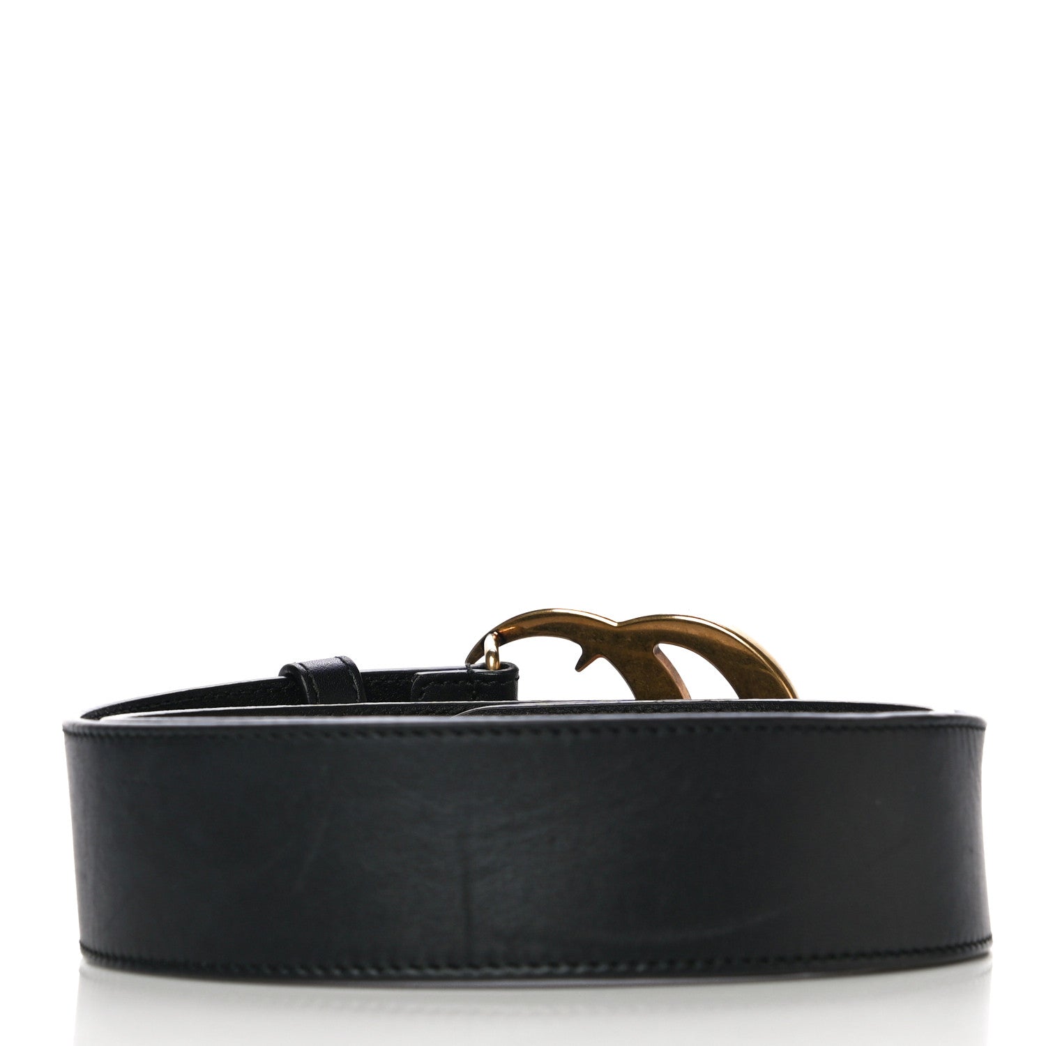Gucci Calfskin Double G 40mm Belt 75 30 Black 2 of 11
