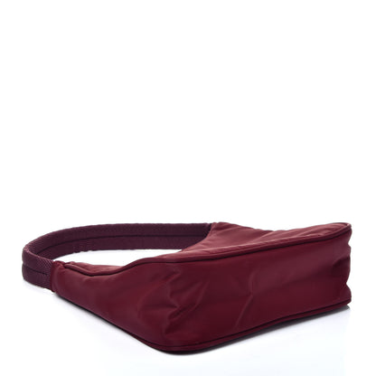 Prada Nylon Vela Shoulder Bag Granato 4 of 9