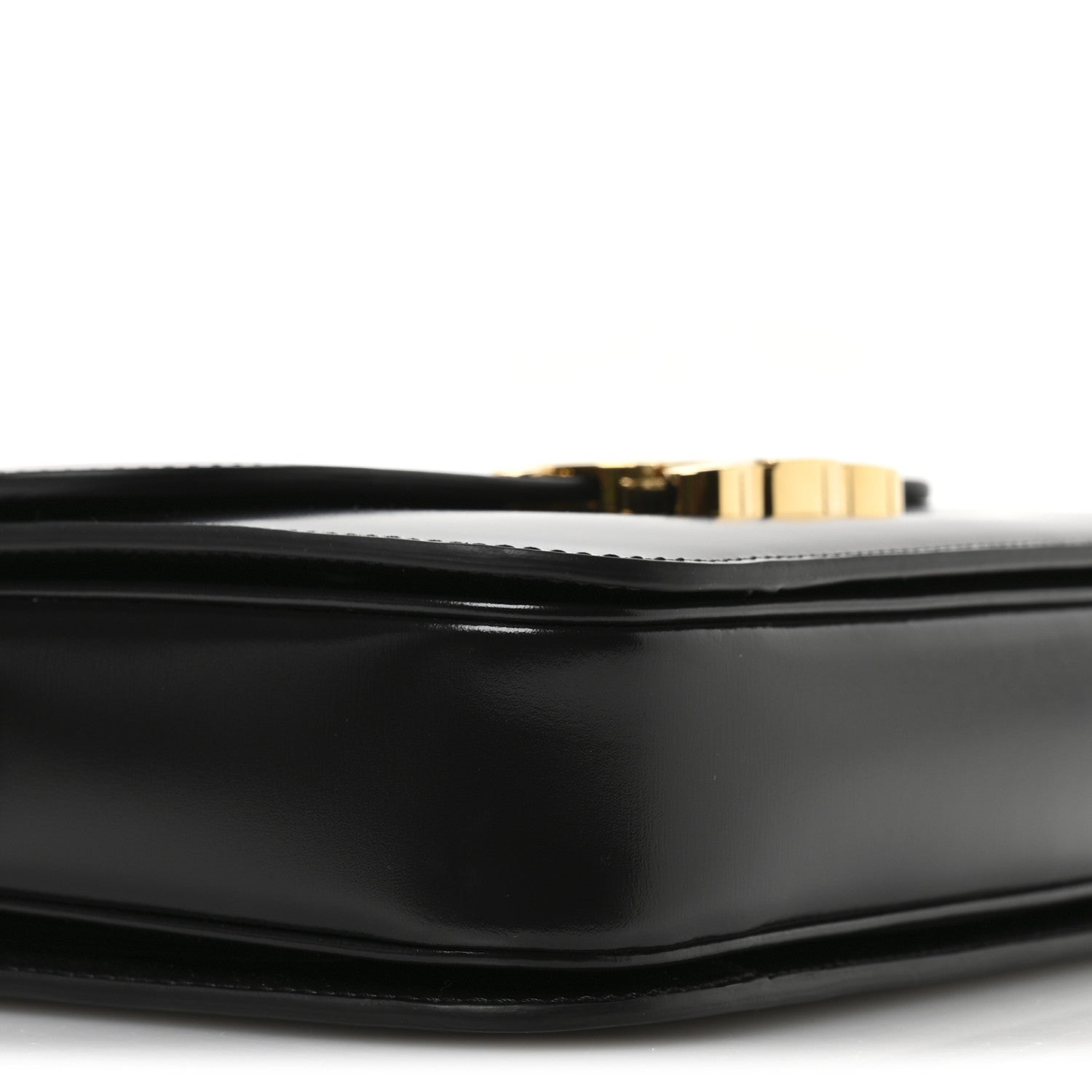 Celine Shiny Calfskin Medium Triomphe Black 11 of 13