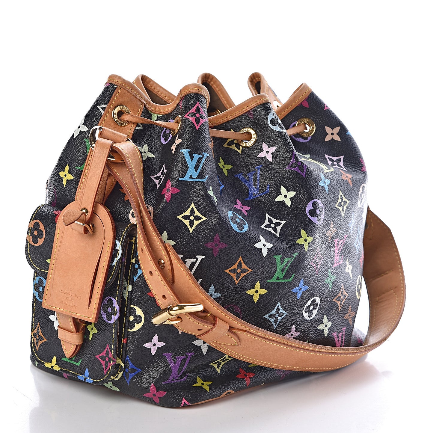 Monogram Multicolor Petit Noe Black