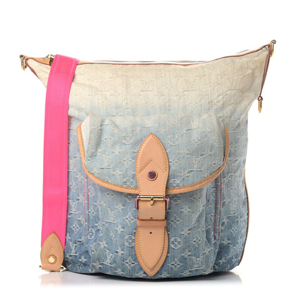 Louis Vuitton Denim Sunburst PM Messenger Blue 1 of 9