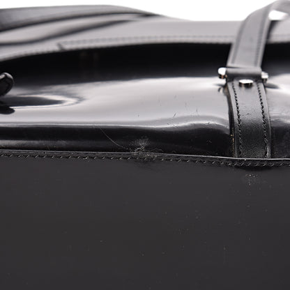 Christian Dior Glazed Calfskin Saddle Shopper Black 14 of 14